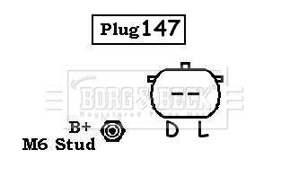 BORG & BECK Generaator BBA2891